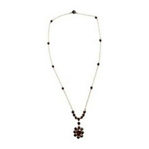 Bohemian Red Garnet Necklace